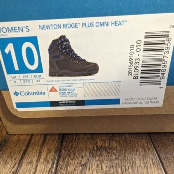 Columbia Newton Ridge Plus Omni Heat womens Hiking Shoe Size 10 - Picture 13 of 13
